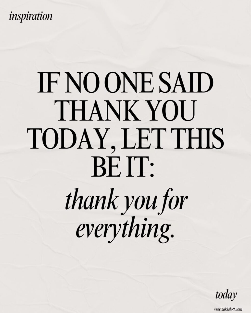 90 Inspirational Stay at Home Mom Quotes Image of a quote if no one said thank you today, let this be it: thank you for everything.